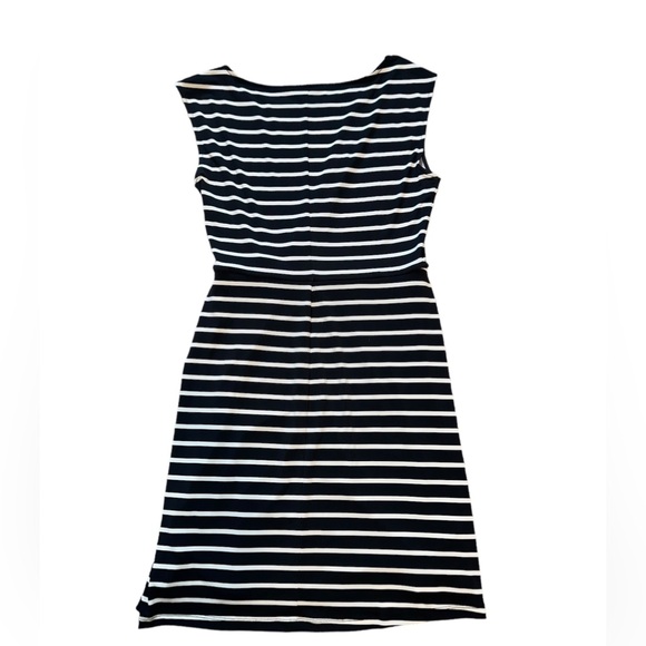 Loft Striped Knotted Open Skirt Tank Top Dress - Picture 2 of 6